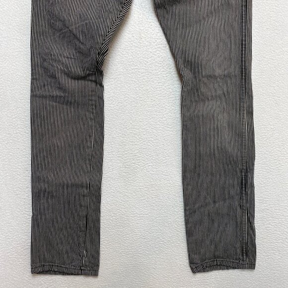 VINTAGE DIESEL Denim Pants Unisex 27 Black White Utility Achemy Reaction Y2K - Picture 3 of 12